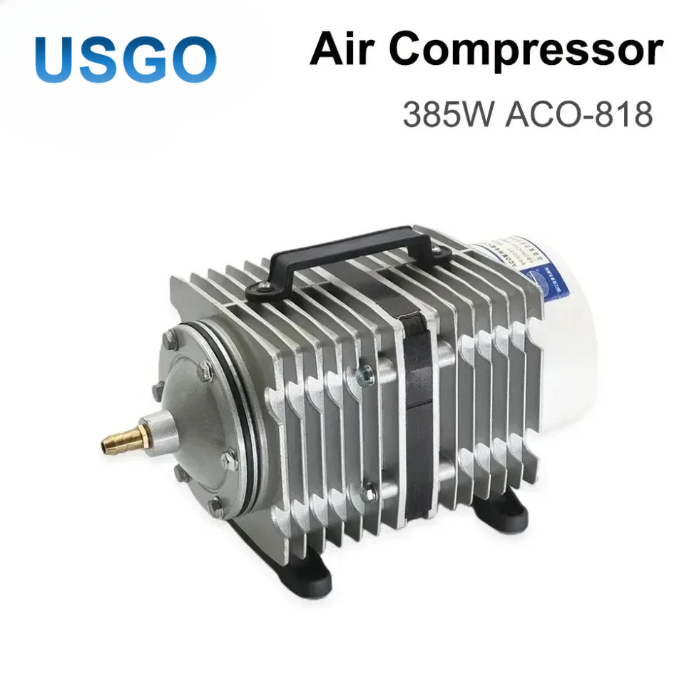 Air Assist Pump Laser - USGO ACO-818 385W Electromagnetic Air Compressor