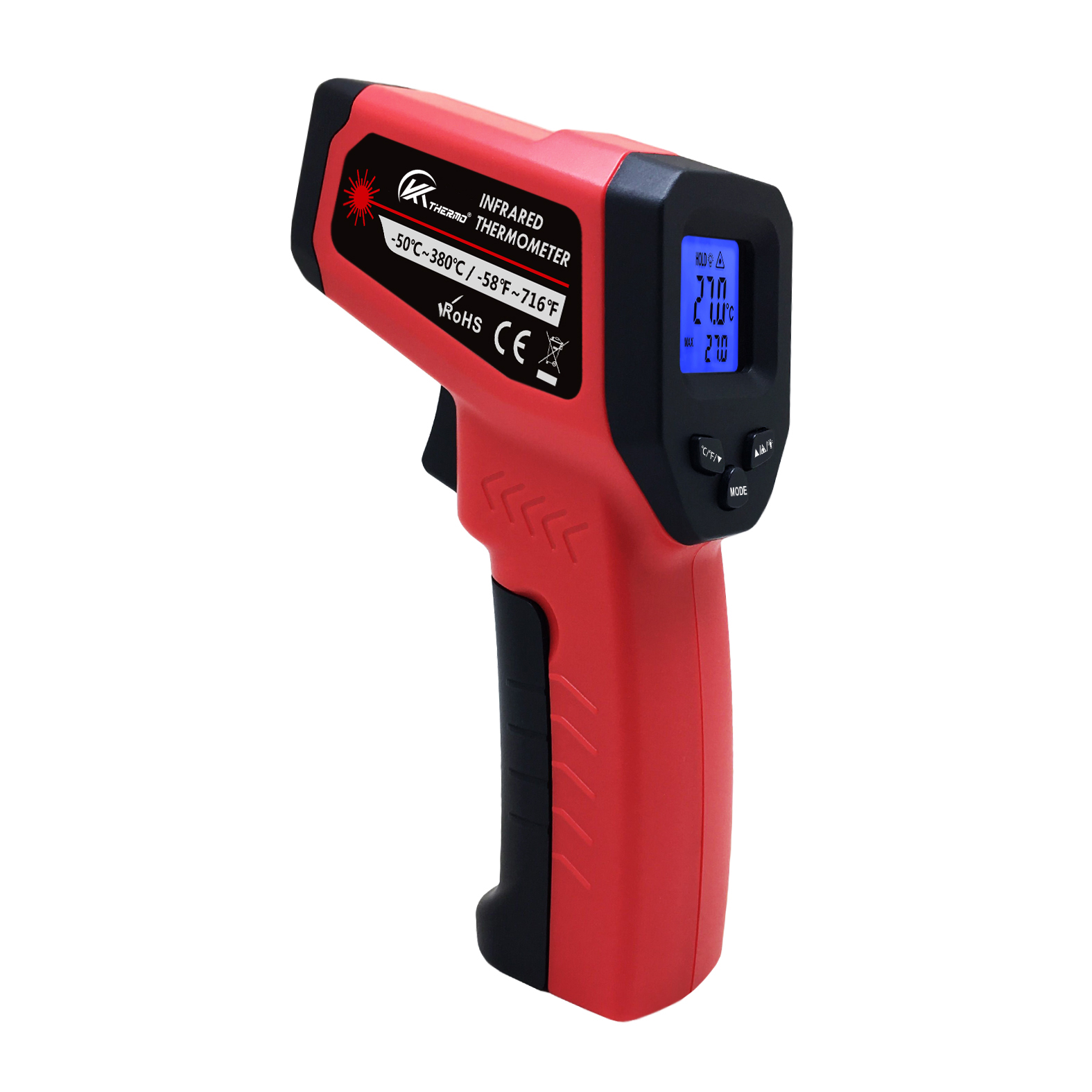 Industrial Infrared Laser - LCD Industrial Electronic Thermometer NonContact -50~600°C