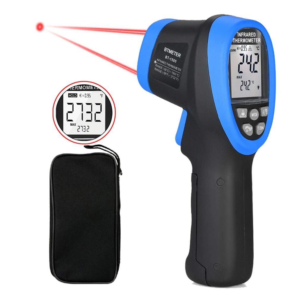 -50℃ to 1500℃ Laser Thermomete - đánh giá và giá Industrial Infrared Laser