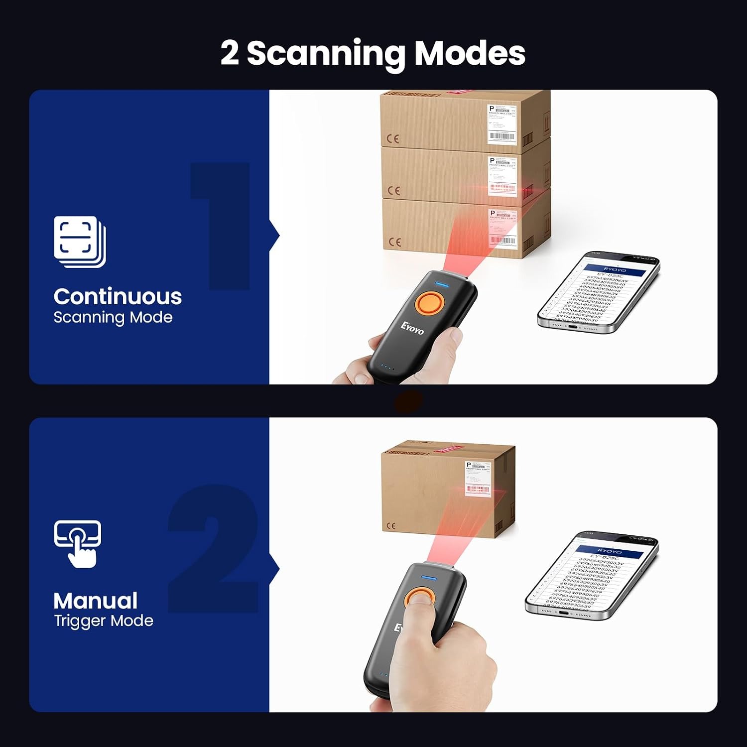 EYOYO Mini Barcode Scanner 1D  - đánh giá và giá Industrial Laser Beam