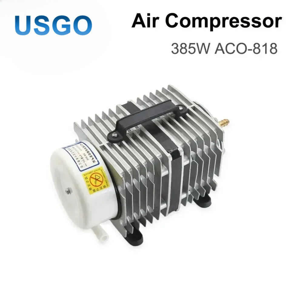 USGO ACO-818 385W Electromagne - đánh giá và giá Air Assist Pump Laser