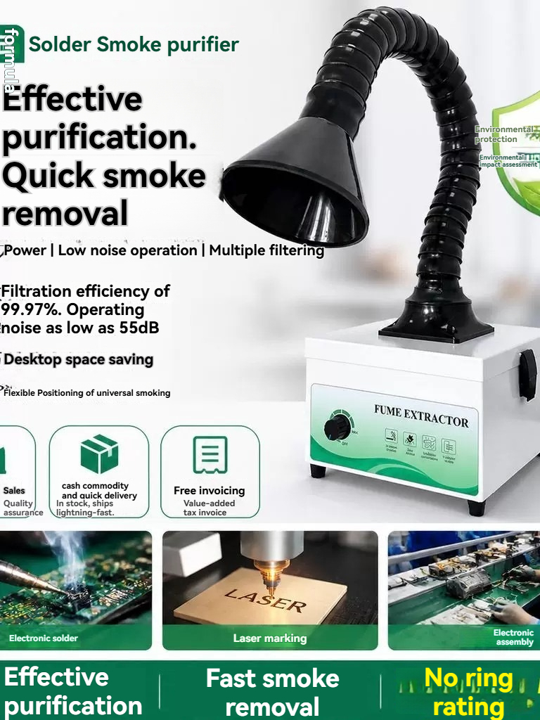 Mini Solder Smoke Absorber – I - đánh giá và giá Industrial Laser Fume Extractor