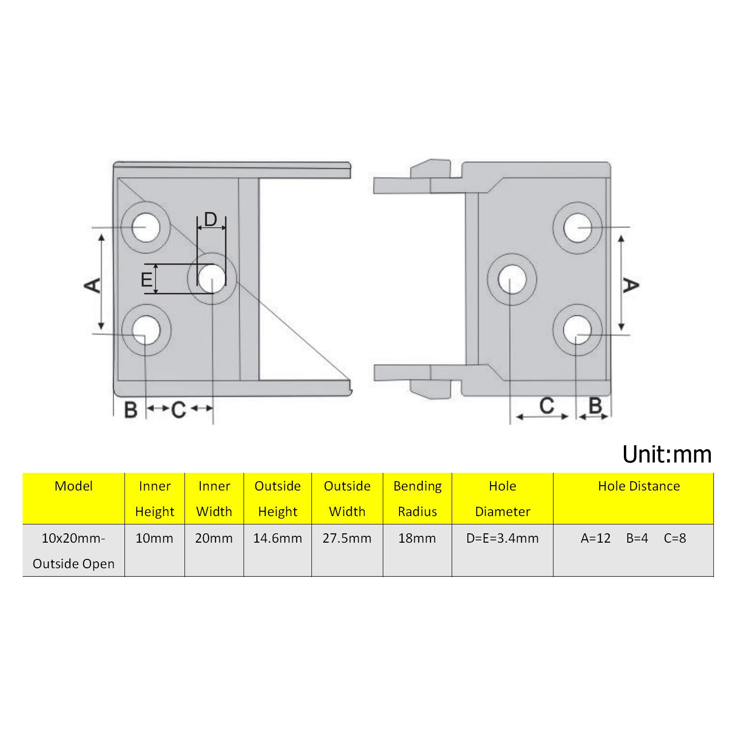 10X20mm Drag Chain Length 1Met - đánh giá và giá Drag Chain Cnc