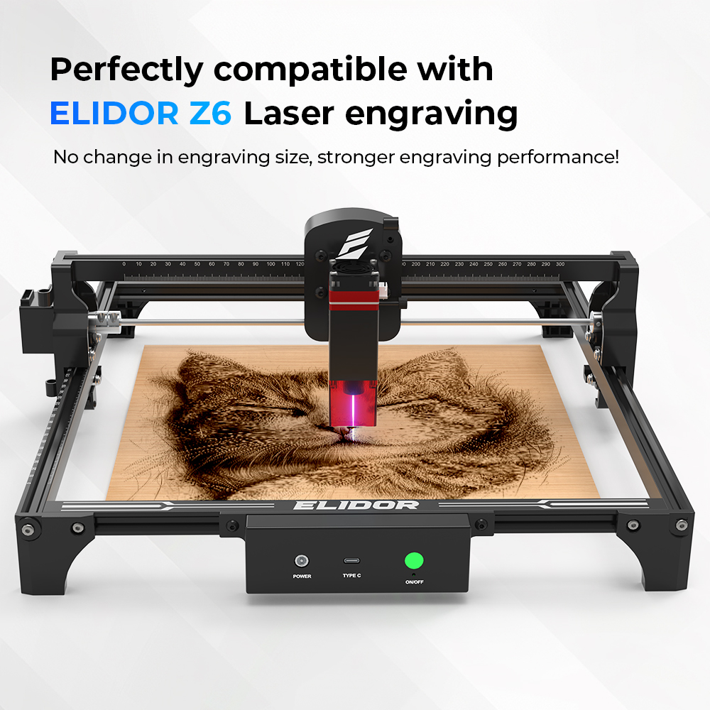ELIDOR Z6 6W/12W Laser Module  - đánh giá và giá Industrial Laser Engraving Machine