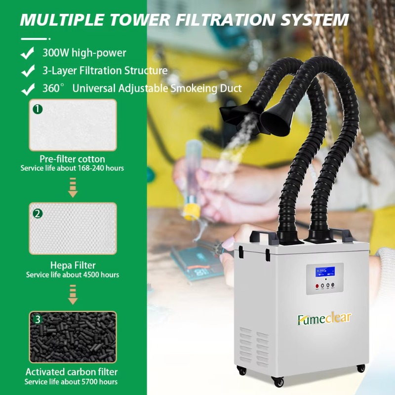 CE Approved Portable Fume Extr - đánh giá và giá Industrial Laser Fume Extractor