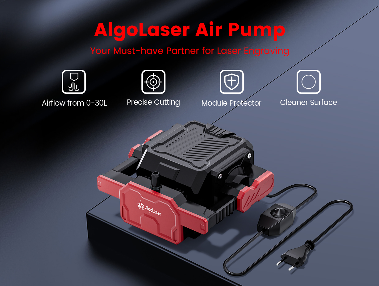 AlgoLaser Adjustable Air Assis - đánh giá và giá Air Assist Pump Laser