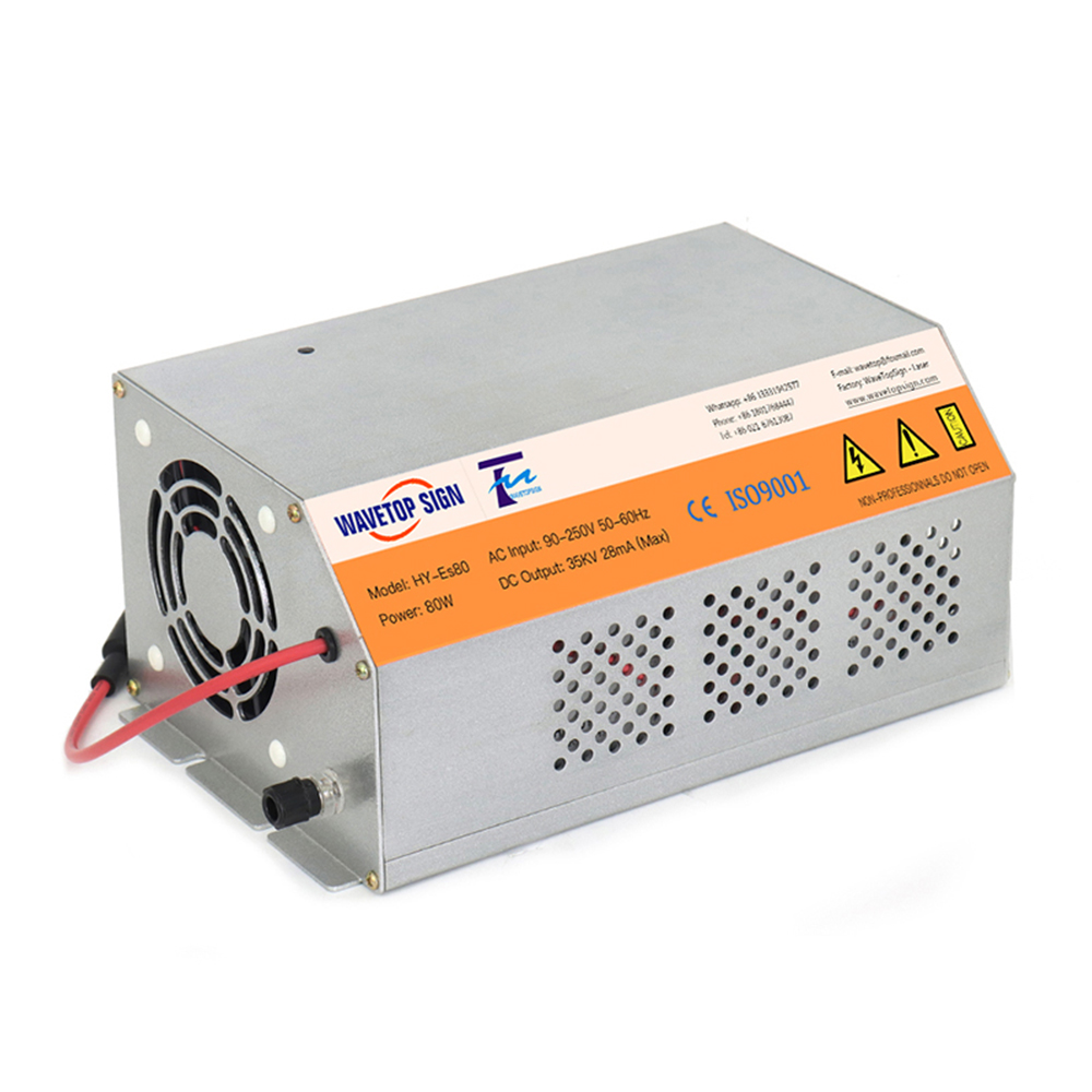 80-100W HY-Es80 Co2 Laser Powe - đánh giá và giá Co2 Laser Engraving Machine