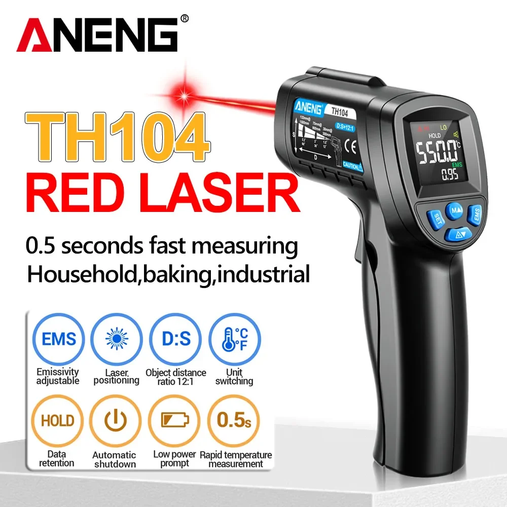 ANENG TH104 Infrared Handheld  - đánh giá và giá Industrial Infrared Laser