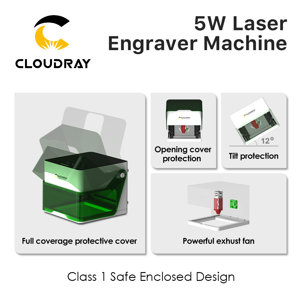Cloudray Laser Engraver BM1 Ma - đánh giá và giá Industrial Laser Engraving Machine