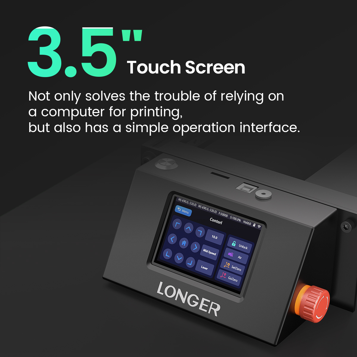 LONGER 20W 10W 5W Smart Laser  - đánh giá và giá Industrial Laser Engraving Machine