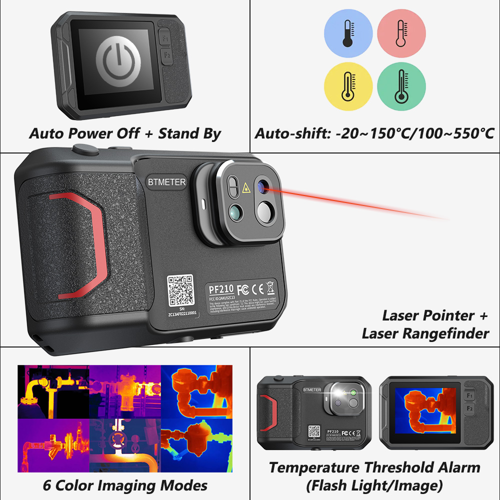 256x192 Thermal Camera Guide H - đánh giá và giá Industrial Infrared Laser