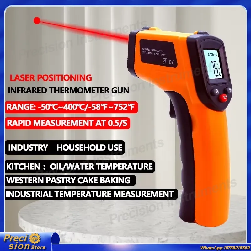 Infrared Thermometer Gun Non C - đánh giá và giá Industrial Infrared Laser