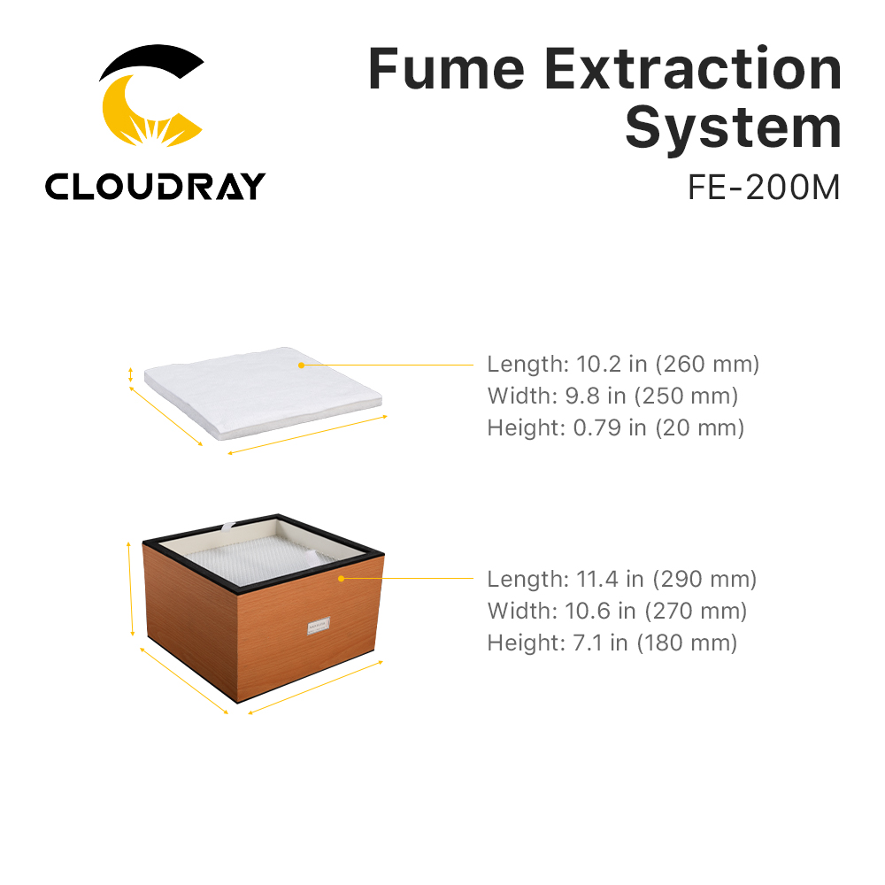 Cloudray Fume Extraction Syste - đánh giá và giá Fiber Laser Cutting Machine