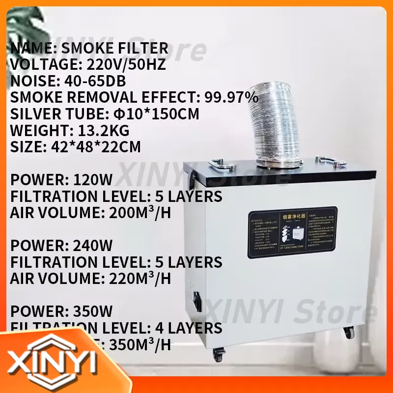 New Style 240W Pure Air Fume E - đánh giá và giá Industrial Laser Fume Extractor